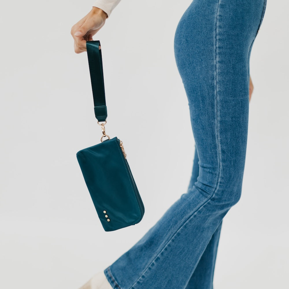 Cove Double Zip Nylon Wristlet Wallet from Pretty Simple