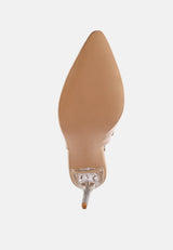 Coveted Stiletto Heeled Slingback Sandals from London Rag International