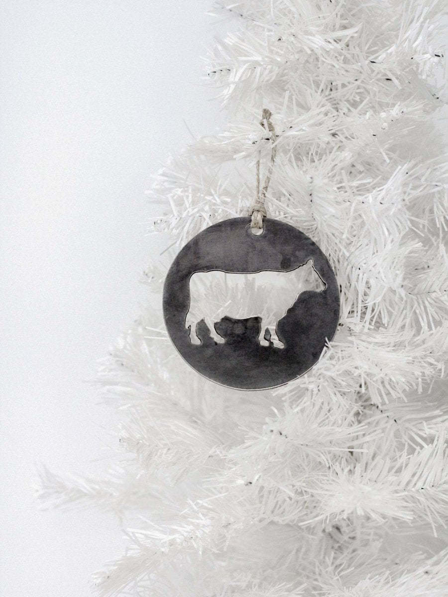 Cow Christmas Tree Ornament From Jubilee Trading Company