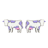 Cow Studs - 2 Colors Available from LE CHIC MIAMI