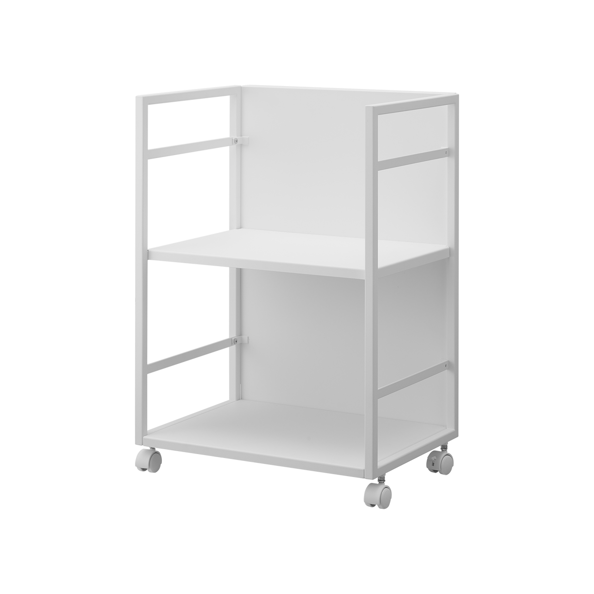 Two-Tier Hideaway Storage Cart (24" H)  - Steel from Yamazaki Home