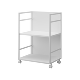 Two-Tier Hideaway Storage Cart (24" H)  - Steel from Yamazaki Home
