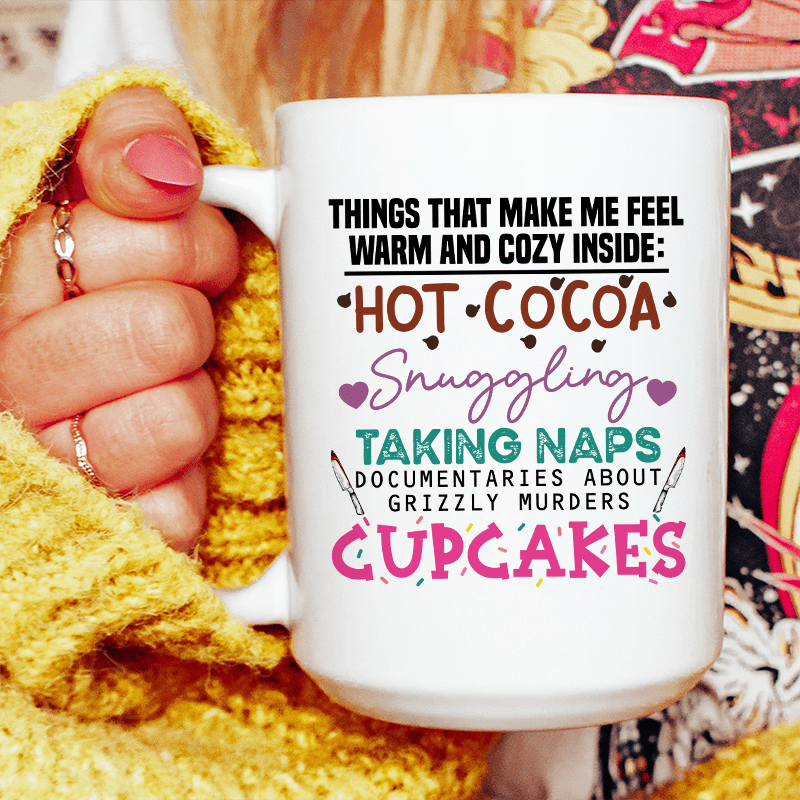 Cozy And Warm Ceramic Mug 15 oz from Peachy Sunday