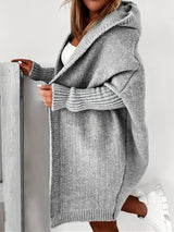 Autumn Knit Hooded Cardigan from MsDressly