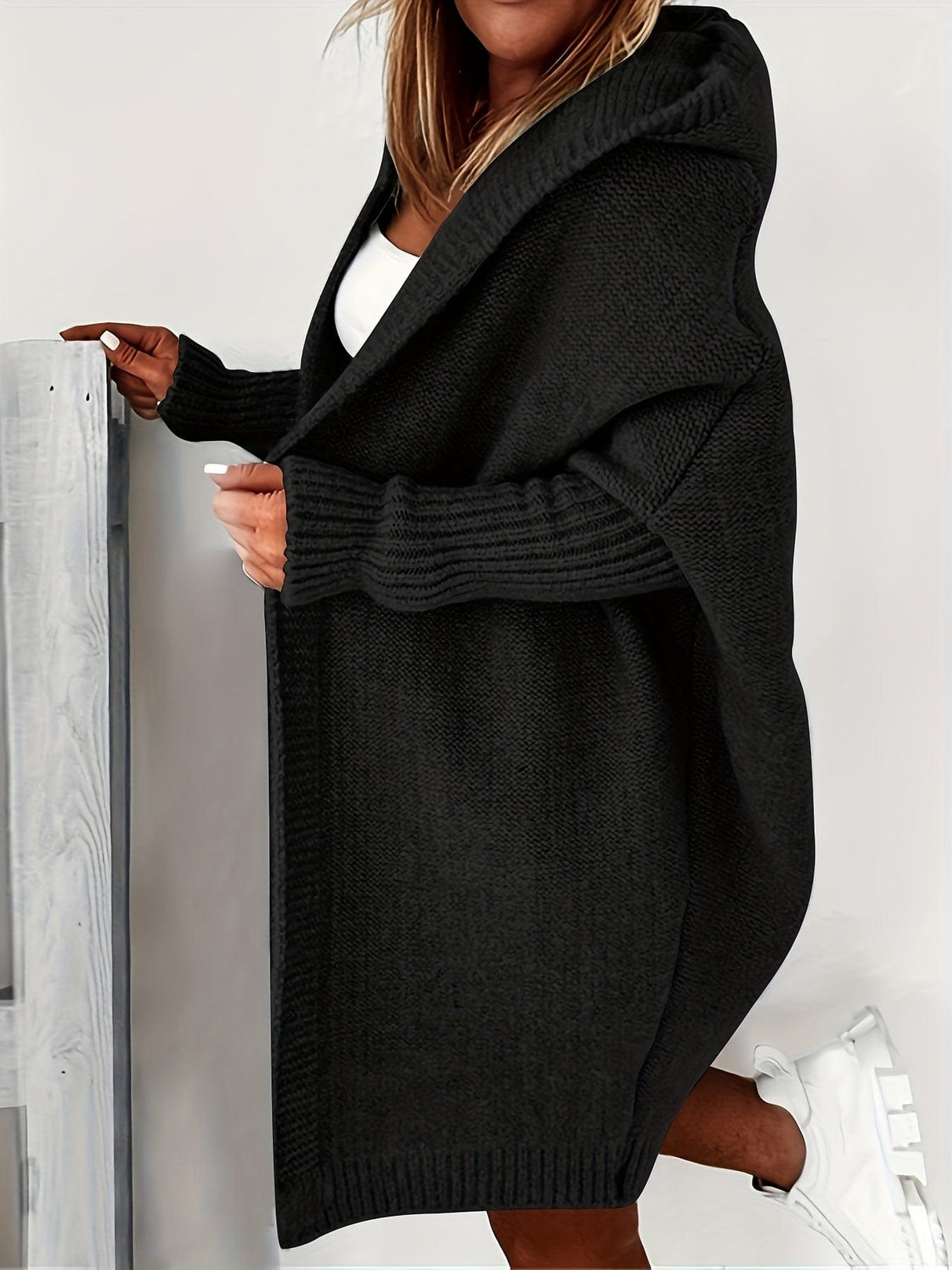 Autumn Knit Hooded Cardigan from MsDressly