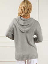 Autumn Knit Hooded Cardigan from MsDressly