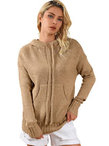 Autumn Knit Hooded Cardigan from MsDressly