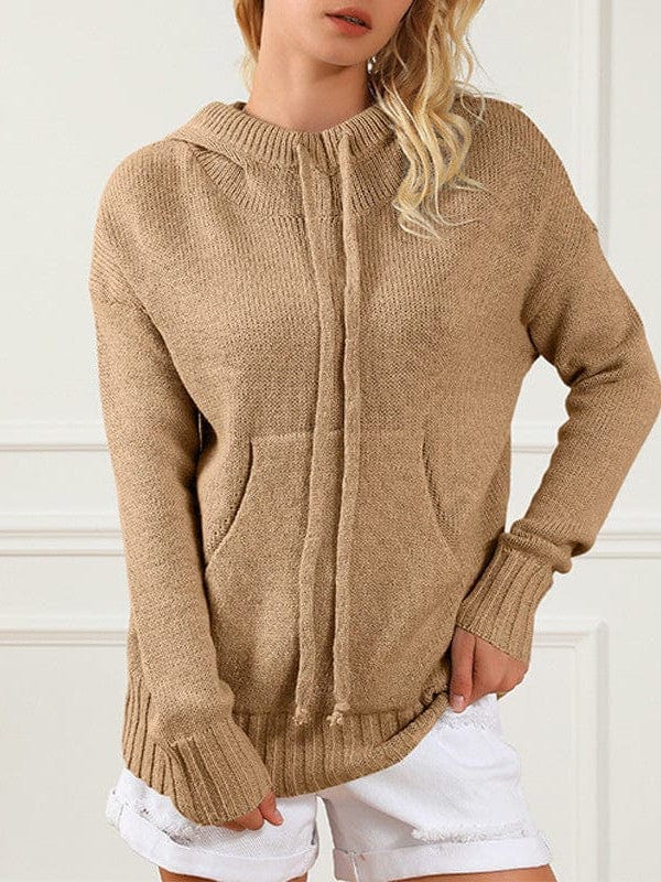 Autumn Knit Hooded Cardigan from MsDressly