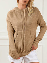Autumn Knit Hooded Cardigan from MsDressly