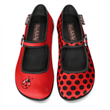Chocolaticas® Ladybug Women's Mary Jane Flat from Hot Chocolate Design