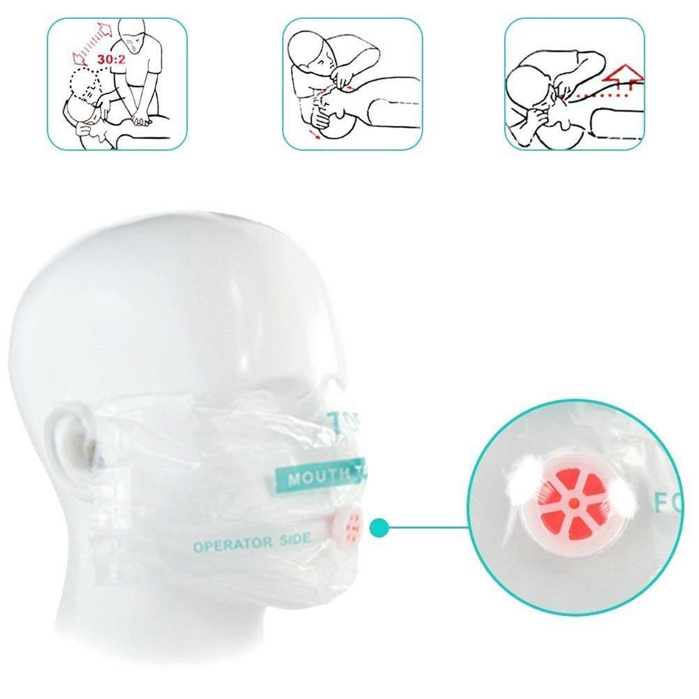 Portable CPR FACE SHIELD MASK KEYCHAIN | from ONE SHEAR