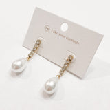 Crane Diamond Pearl Earrings WATERPROOF from Pretty Simple