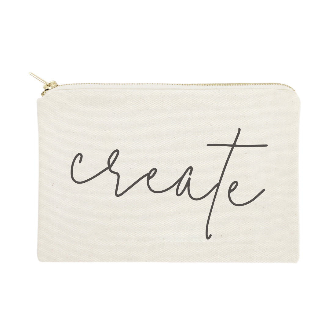 Create Cotton Canvas Cosmetic Bag from The Cotton & Canvas Co.