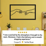 Sacred Creation of Adam Metal Wallart from VITAHOME DESIGN LLC