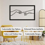 Sacred Creation of Adam Metal Wallart from VITAHOME DESIGN LLC