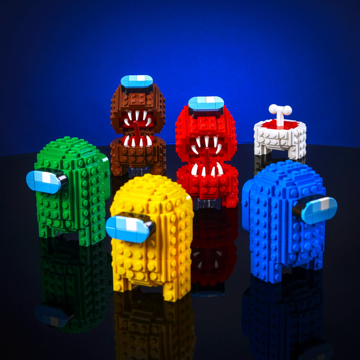 Crewmates and Imposters from Bricker Builds