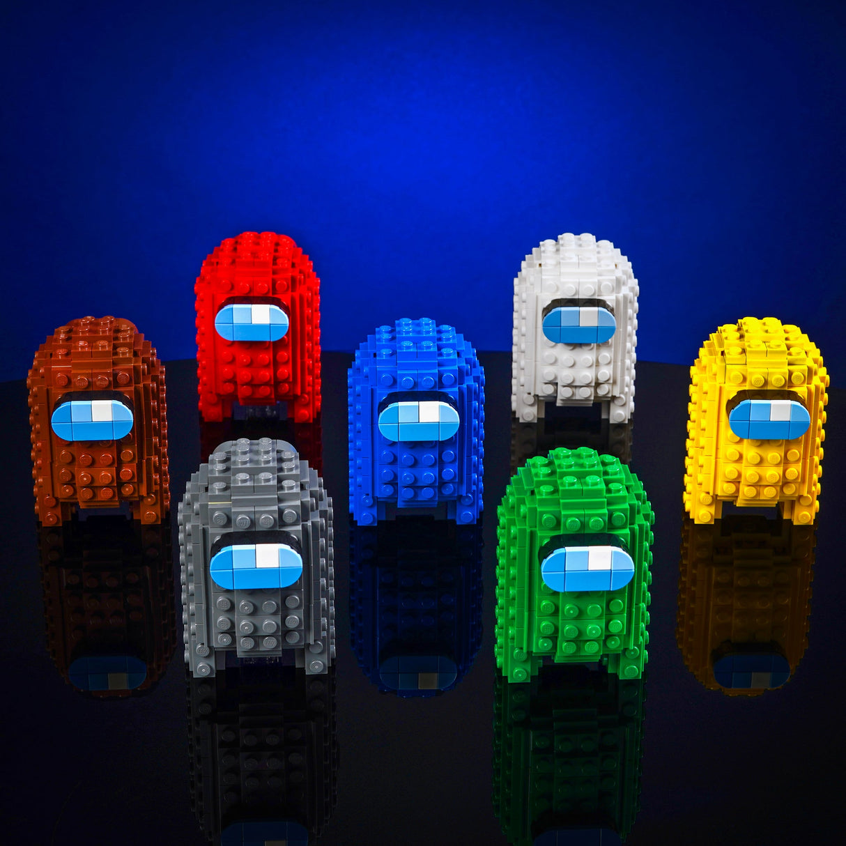Crewmates and Imposters from Bricker Builds