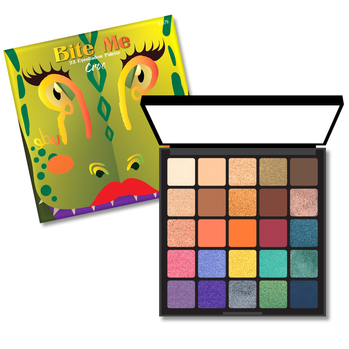 Bite Me Croc 25 Eyeshadow Palette From Rude Cosmetics