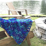 Crochet Lap Blanket Pattern from Darn Good Yarn