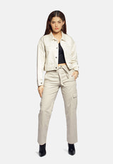 Cropped Denim Jacket from London Rag International