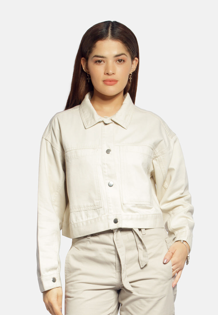 Cropped Denim Jacket from London Rag International