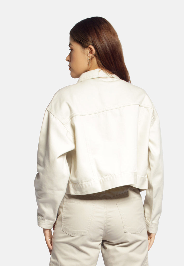 Cropped Denim Jacket from London Rag International