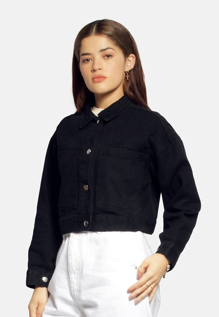 Cropped Denim Jacket from London Rag International