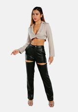 Cropped Tailored Blazer from London Rag International from London Rag International