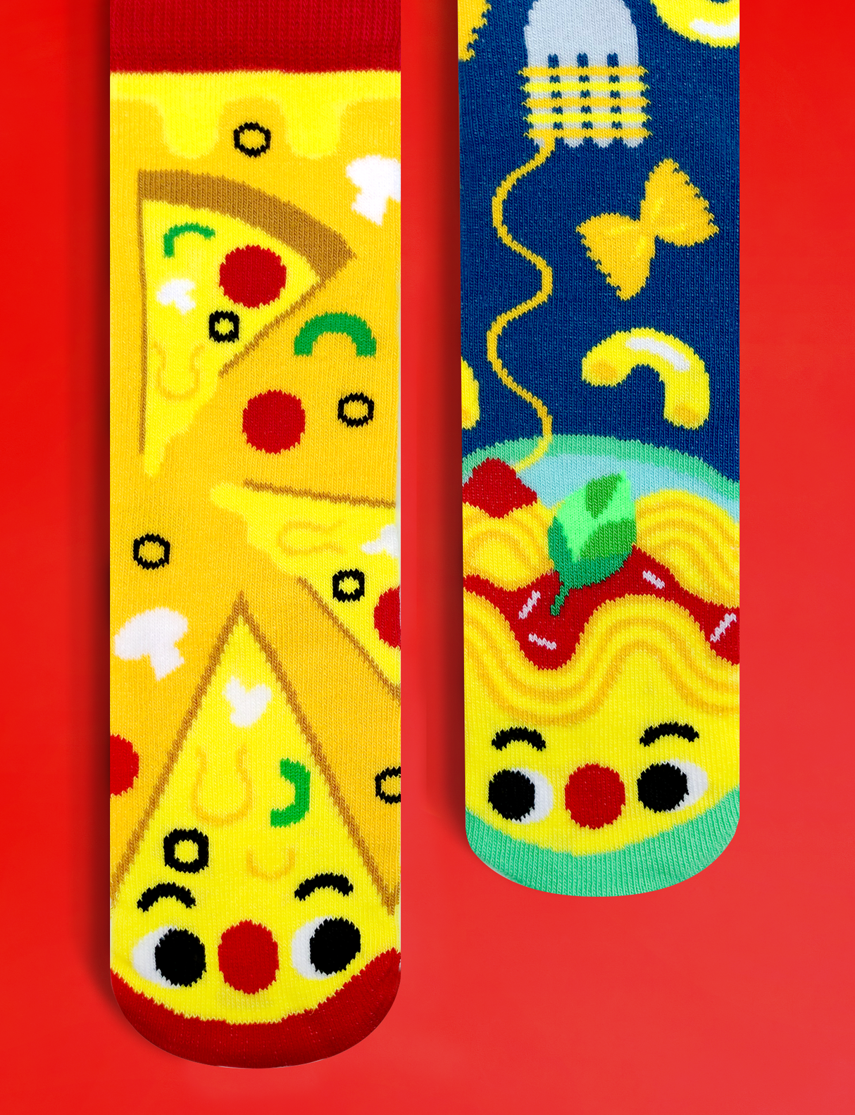 ADULT PIZZA & PASTA SOCKS from Pals Socks