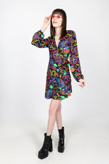 The Crown Casino | Neon Vegas Lights Wrap Dress from Shinesty
