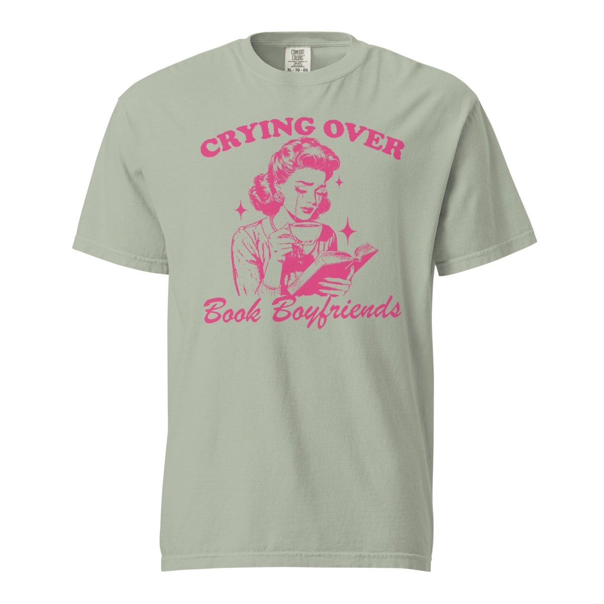 'Crying Over Book Boyfriends' T-Shirt from United Monograms