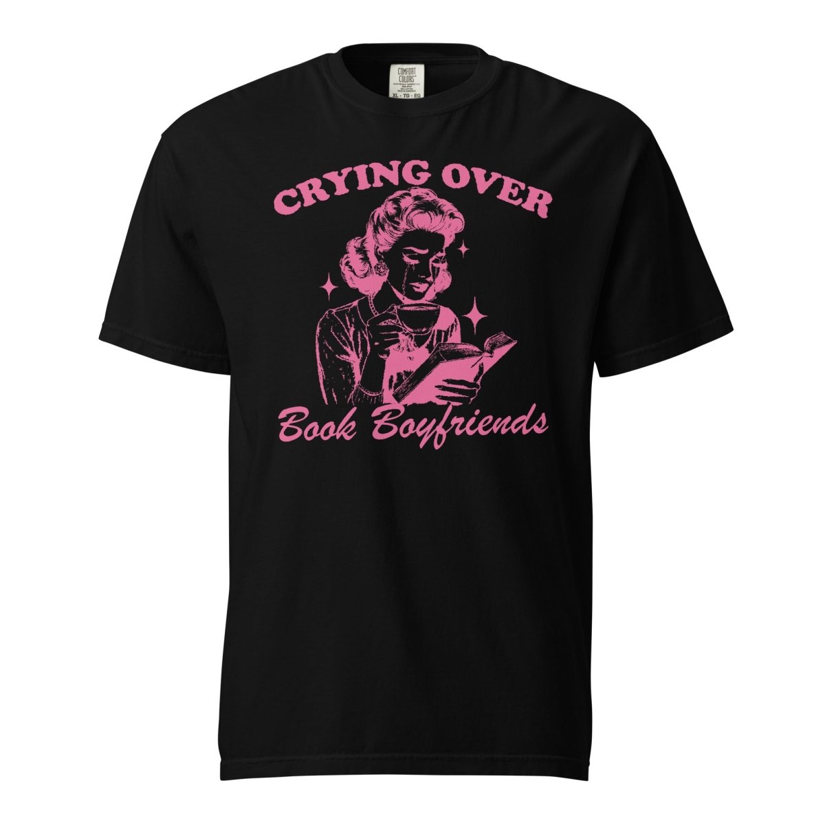 'Crying Over Book Boyfriends' T-Shirt from United Monograms