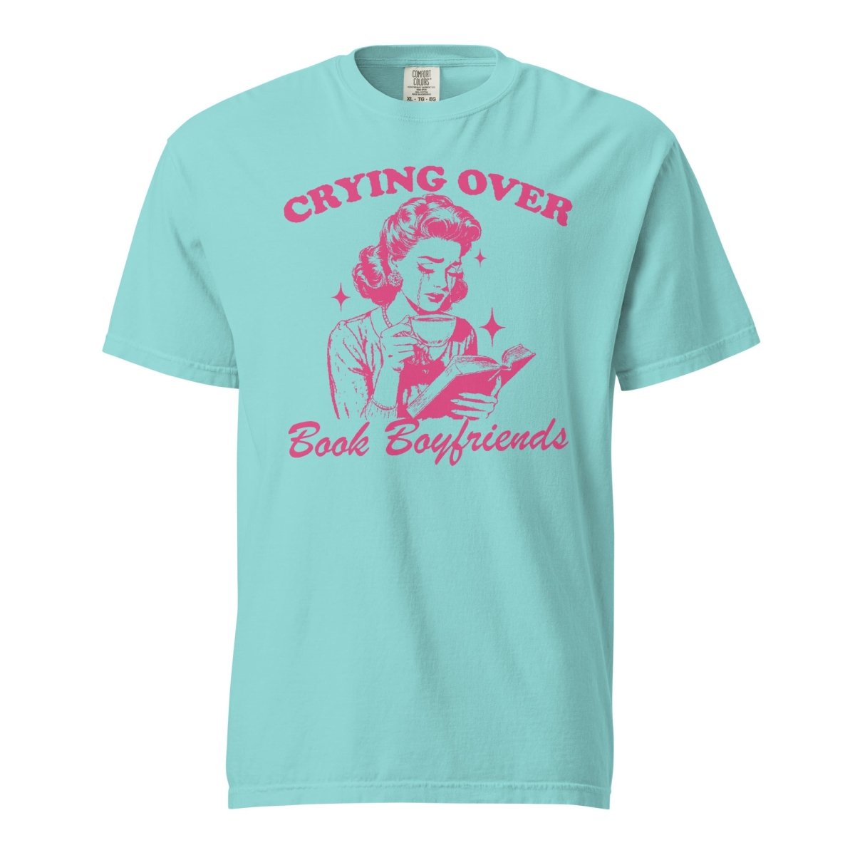 'Crying Over Book Boyfriends' T-Shirt from United Monograms