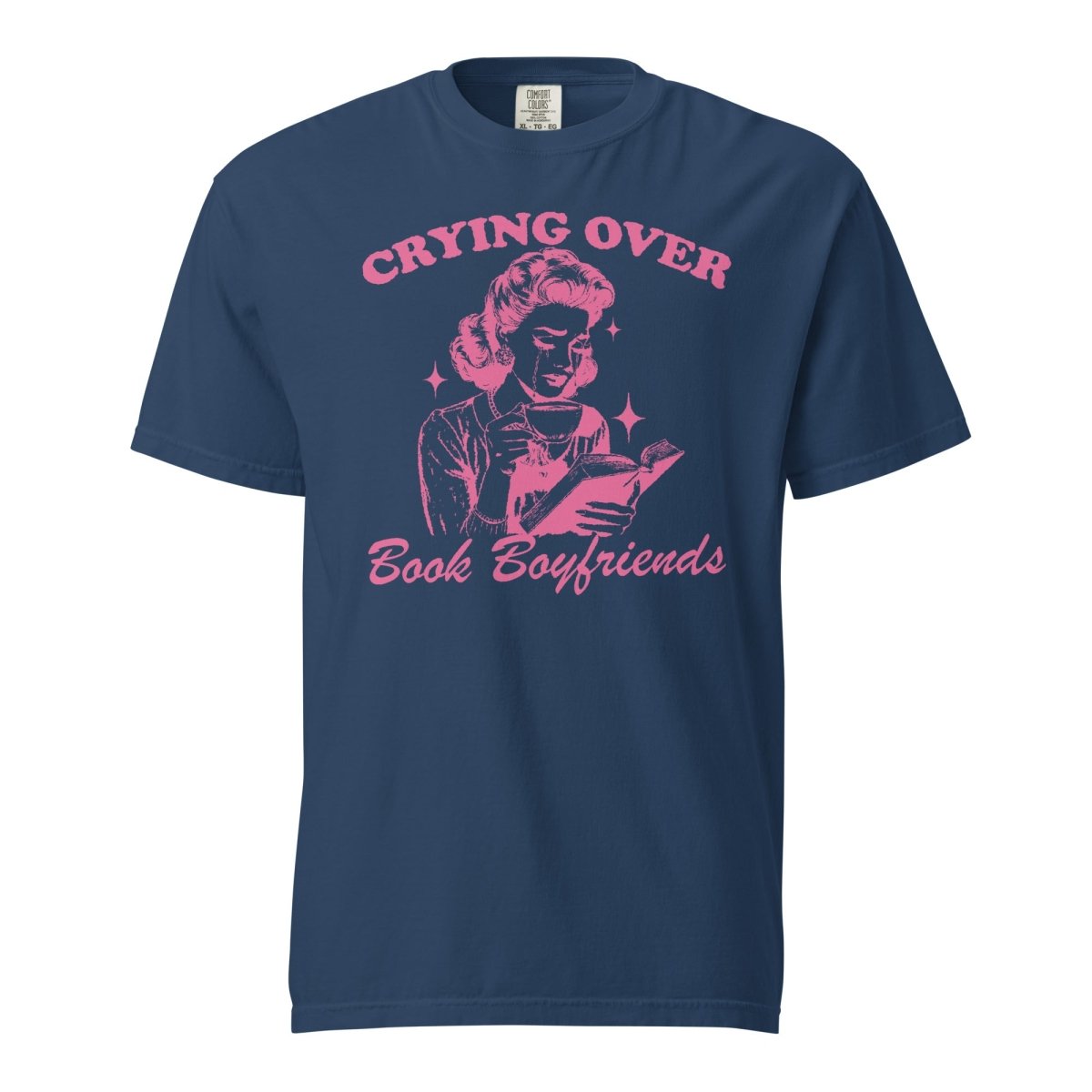 'Crying Over Book Boyfriends' T-Shirt from United Monograms