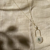 Solar Quartz Eye Necklace from SLATE + SALT