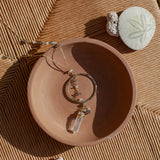 Crystal Halo Y Necklace from SLATE + SALT