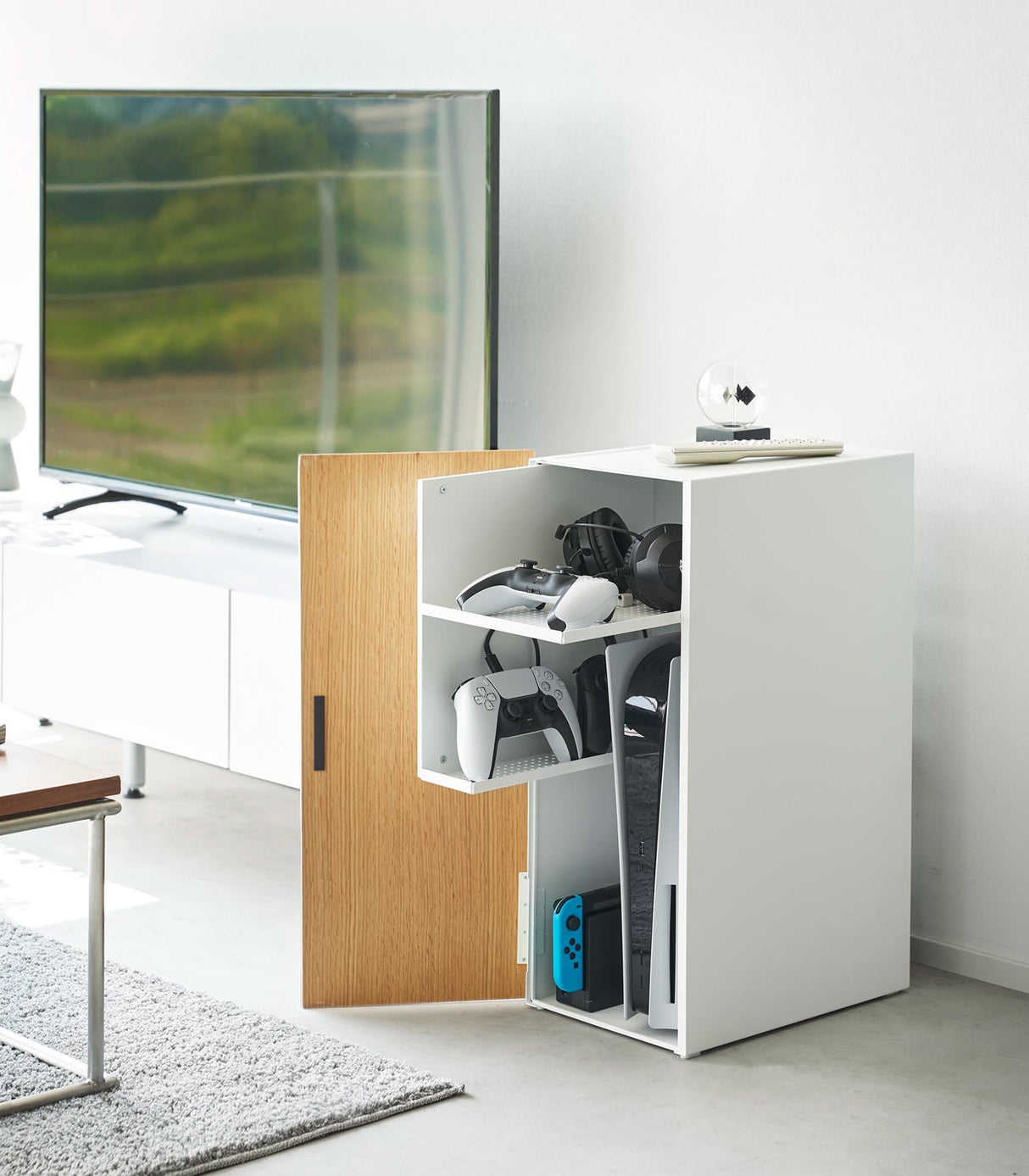Video Game Storage Cabinet - Steel from Yamazaki Home