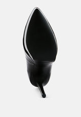 Cuddles Patent Faux Leather Platform Stiletto Pumps from London Rag International