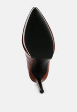 Cuddles Patent Faux Leather Platform Stiletto Pumps from London Rag International