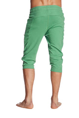 Cuffed Yoga Pants (Solid Bamboo Green) from 4-rth