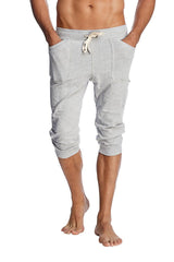 Cuffed Yoga Pants (Solid Heather Grey) from 4-rth