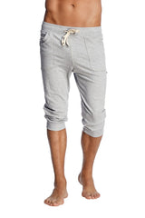 Cuffed Yoga Pants (Solid Heather Grey) from 4-rth