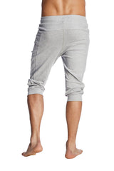 Cuffed Yoga Pants (Solid Heather Grey) from 4-rth