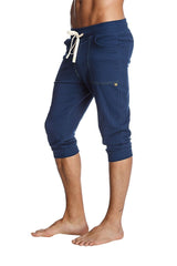Cuffed Yoga Pants (Solid Royal Blue) from 4-rth