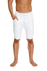 Cuffed Yoga Short (White) from 4-rth