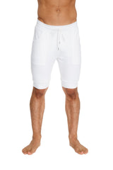 Cuffed Yoga Short (White) from 4-rth