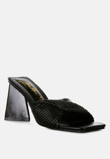 Cupid Kiss Pleated Twist Strap Sandals from London Rag International