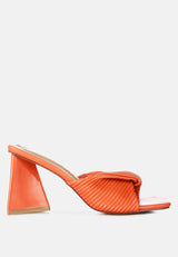 Cupid Kiss Pleated Twist Strap Sandals from London Rag International