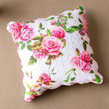DaDa Bedding Romantic Roses Spring Floral Pink Euro Pillow Sham Cover, 26" x 26" (JHW879) from DaDalogy Bedding Collection