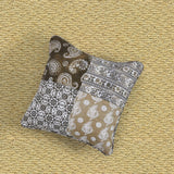 DaDa Bedding Set of 2 Bohemian Patchwork Moroccan Paisley Dreams Throw Pillow Covers, 18" (JHW885) from DaDalogy Bedding Collection